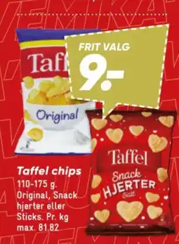 Bilka Taffel chips tilbud