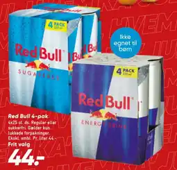 Bilka Red Bull 4-pak tilbud