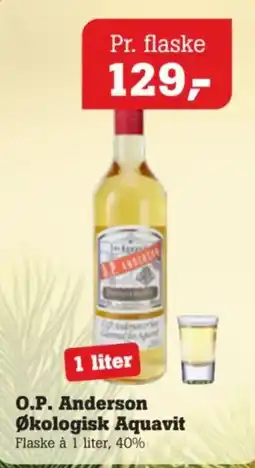 Poetzsch Padborg O.P. Anderson Økologisk Aquavit tilbud
