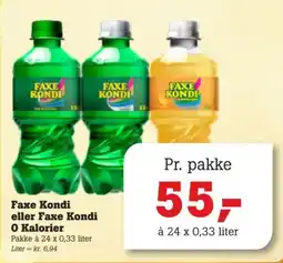 Poetzsch Padborg Faxe Kondi eller Faxe Kondi 0 Kalorier tilbud