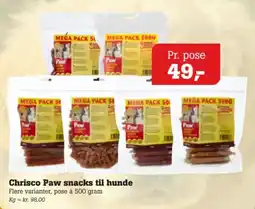 Poetzsch Padborg Chrisco Paw snacks til hunde tilbud