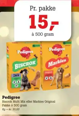Poetzsch Padborg Pedigree Biscrok Multi Mix eller Markies Original tilbud