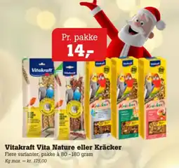 Poetzsch Padborg Vitakraft Vita Nature eller Kräcker tilbud