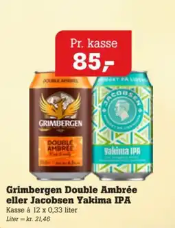 Poetzsch Padborg Grimbergen Double Ambrée eller Jacobsen Yakima IPA tilbud