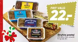 Bilka Stryhns postej tilbud