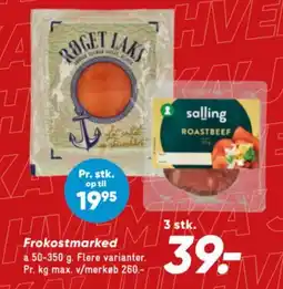 Bilka Salling roastbeef tilbud