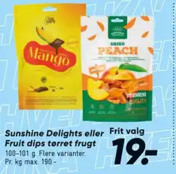 Bilka Sunshine Delights Fruit dips tørret frugt tilbud