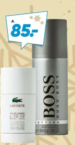 Bilka Hugo Boss, Lacoste eller Van Gils deodorant tilbud