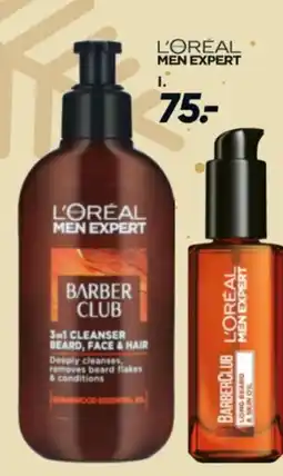Bilka L'Oréal men expert barber club hudpleje. tilbud