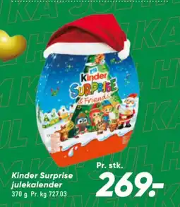 Bilka Kinder Surprise julekalender tilbud