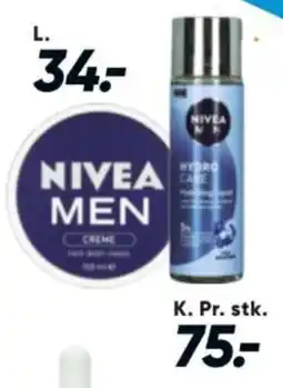 Bilka Nivea men creme tilbud