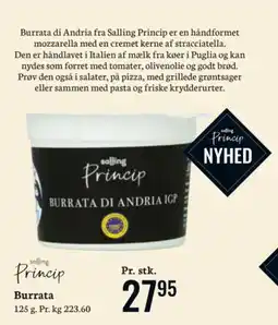 Bilka Salling Princip Burrata tilbud