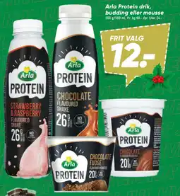 Bilka Arla Protein drik, budding eller mousse tilbud