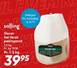 Bilka Oscar hel fersk pekingand tilbud