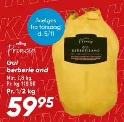 Bilka Princip Gul berberie and tilbud