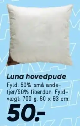 Bilka Luna hovedpude tilbud