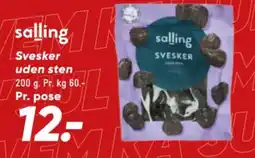 Bilka salling svesker uden sten tilbud