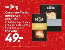 Bilka Salling Oscar konfiteret andebryst eller -lår tilbud