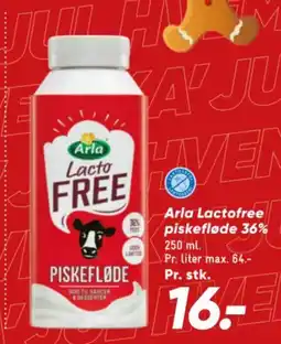 Bilka Arla Lactofree piskefløde tilbud