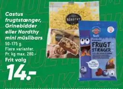 Bilka Castus frugtstænger tilbud