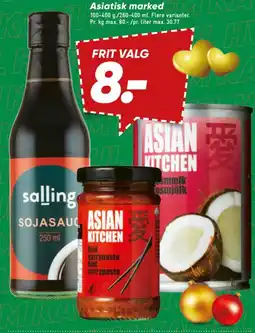 Bilka Asian Kitchen rød currypasta tilbud