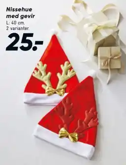 Bilka Nissehue med gevir tilbud
