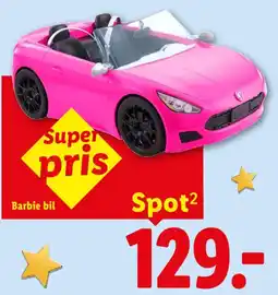 Lidl Barbie bil tilbud