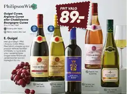 Bilka PhilipsonWine Guigal Cuvee Argiano Cuvee Chablisienne Bourgogne Cuvee tilbud