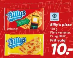 Bilka Billys pizza tilbud