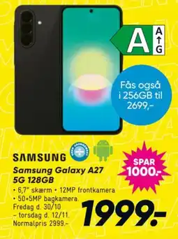 Bilka Samsung Samsung Galaxy A27 5G 128GB tilbud