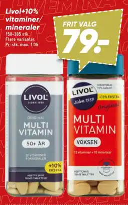 Bilka Livol multi vitamin tilbud