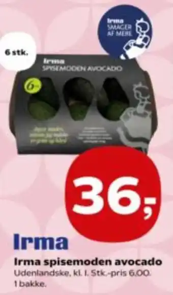 Irma spisemoden avocado