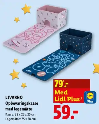 Livarono Opbevaringskasse med legemåtte