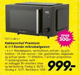 Bilka Køkkenchef Premium 4-i-1 Kombi mikrobølgeovn tilbud