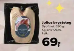 Kvickly Julius bryststeg tilbud