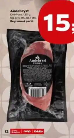 Kvickly Andebryst tilbud
