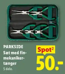 Lidl Parkside sæt med fin-mekaniker-tænger tilbud