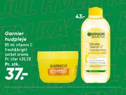 Bilka Garnier hudpleje tilbud
