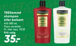 Bilka Tresemme shampoo eller balsam tilbud