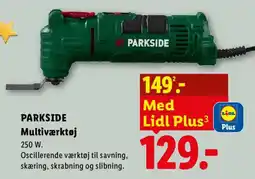 Lidl Parkside Multiværktøj tilbud