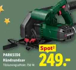 Lidl Parkside håndrundsav tilbud