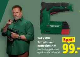 Lidl Parkside batteridreven hæftepistol 4 V tilbud