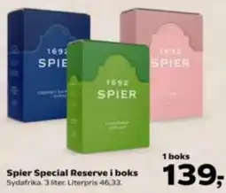 Kvickly Spier Special Reserve tilbud