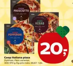 Kvickly Coop italiana pizza tilbud