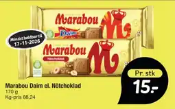 Fakta Tyskland Marabou Daim el. Nötchoklad tilbud