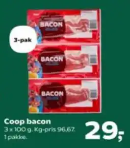 Kvickly Coop bacon tilbud