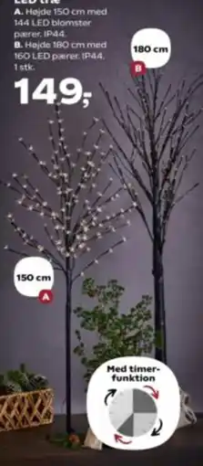 Kvickly LED træ tilbud