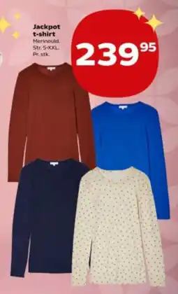 Kvickly Jackpot t-shirt tilbud
