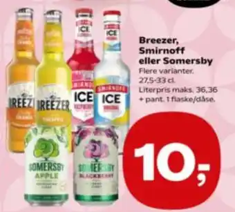 Breezer Smirnoff Somersby