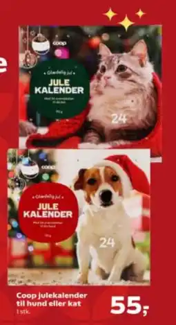 Kvickly Coop julekalender til hund eller kat tilbud